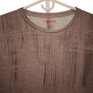 Alfani Printed T-Shirt Grey -XL 0018